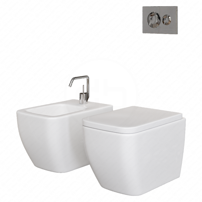 Унитаз и биде от Vitra коллекция Shift