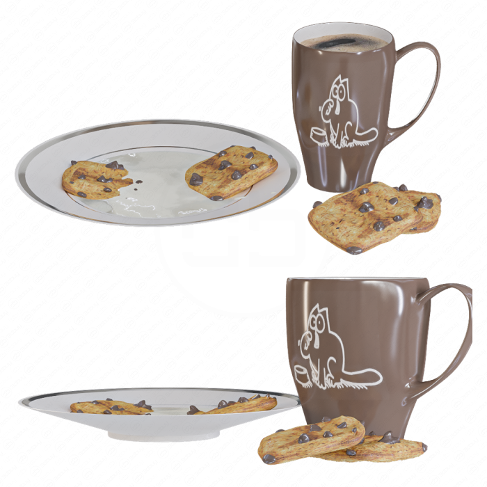 Кофе с печеньем