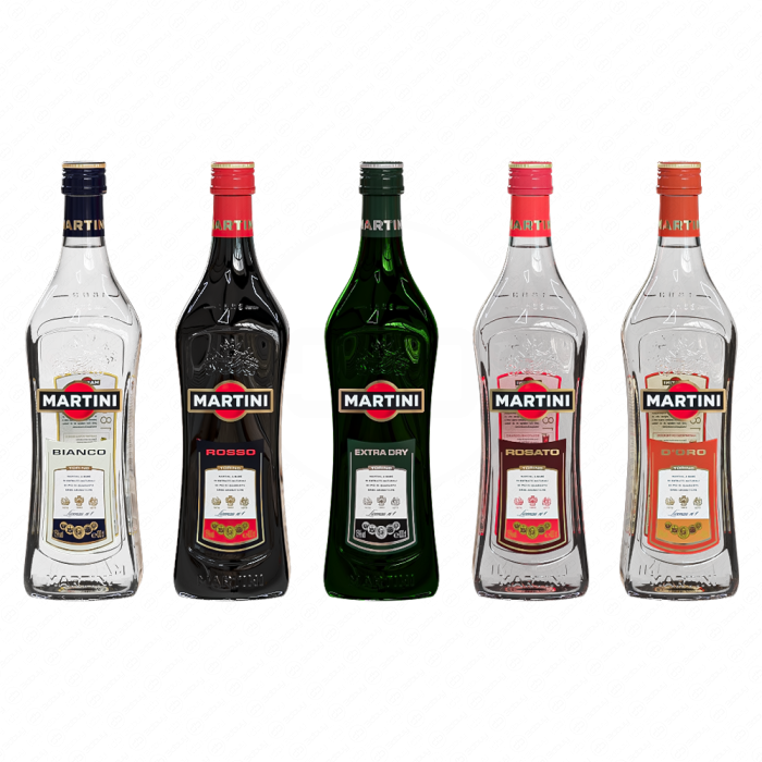 Набор бутылок Мартини