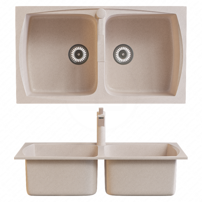 Композитная врезная мойка от Smeg