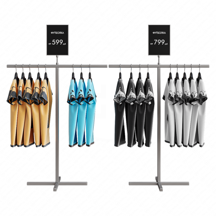 Вешалка с футболками