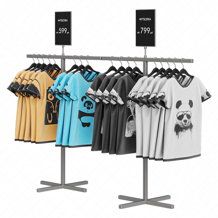 Вешалка с футболками