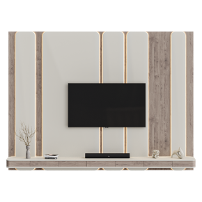 TV wall unit with decor No. 51