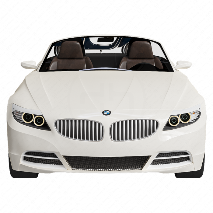 Автомобиль BMW белый