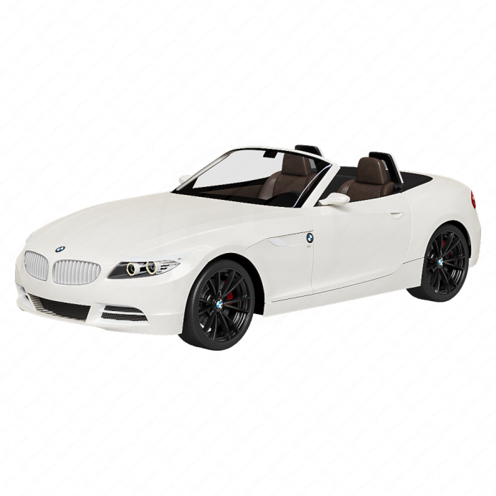 Автомобиль BMW белый