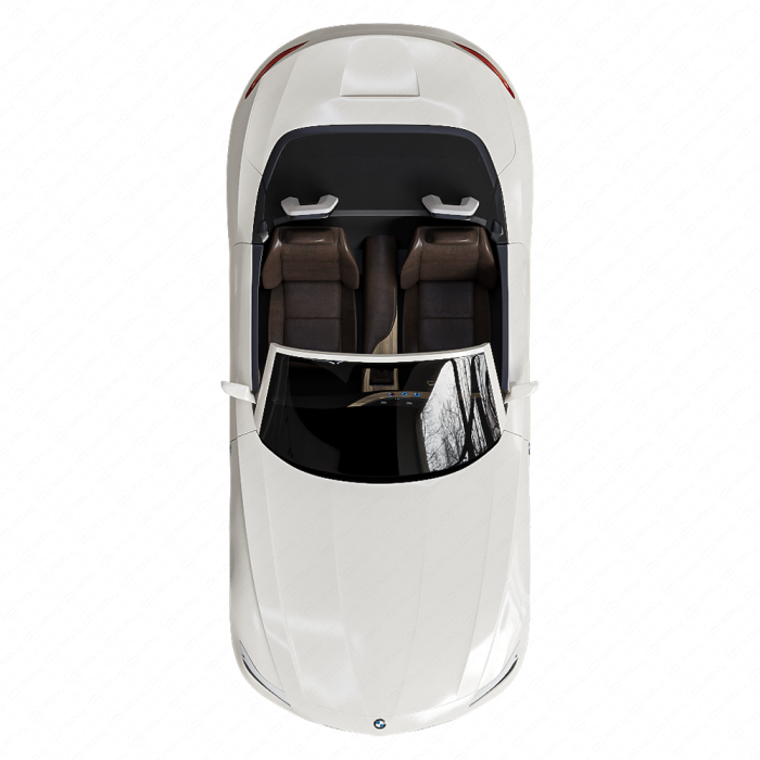 Автомобиль BMW белый