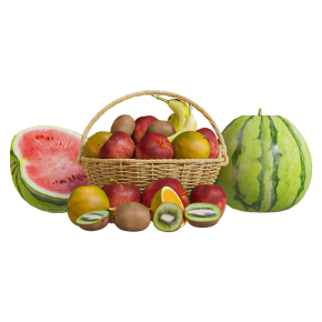 Корзина с фруктами
