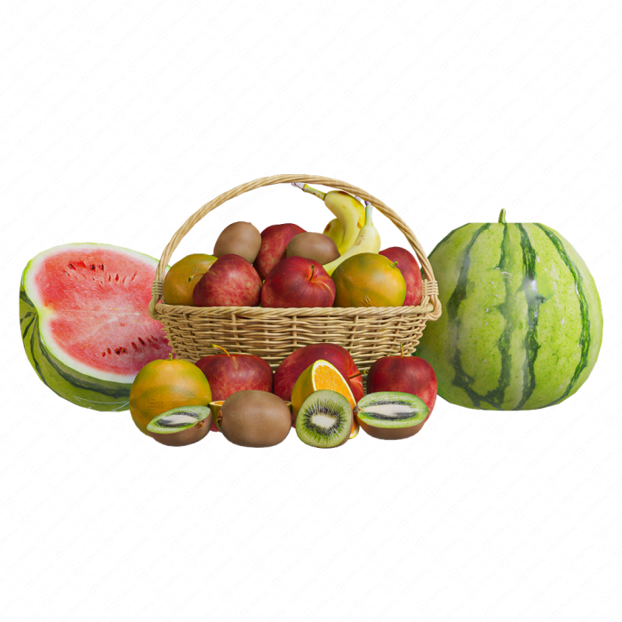 Корзина с фруктами