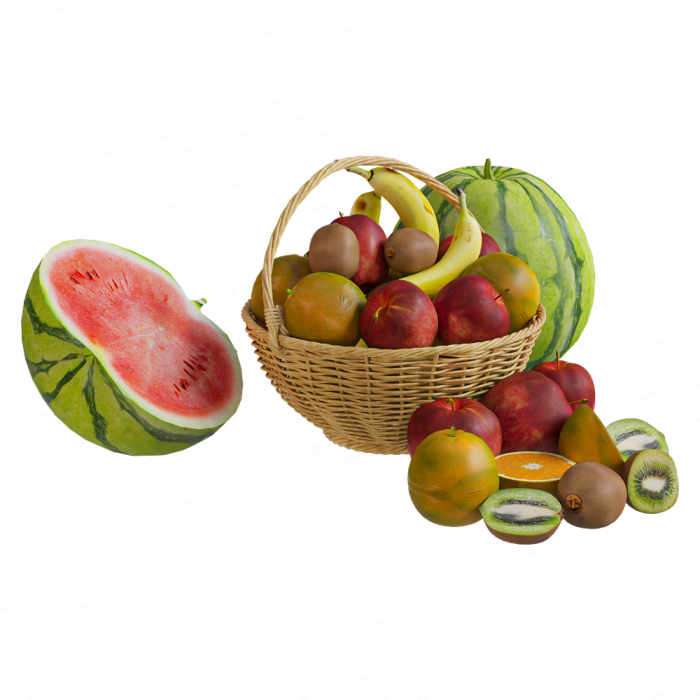Корзина с фруктами