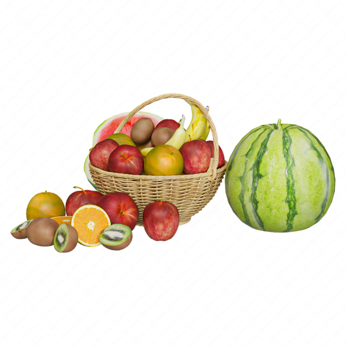 Корзина с фруктами