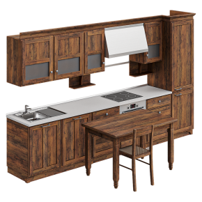 Кухня Scavolini Favilla из дерева