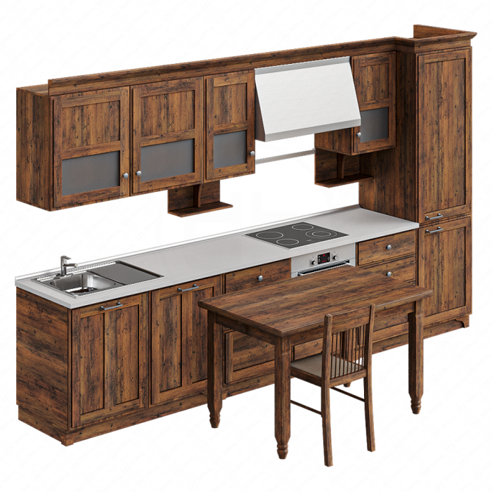 Кухня Scavolini Favilla из дерева