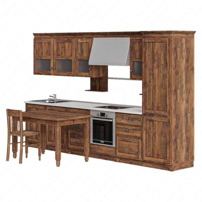 Кухня Scavolini Favilla из дерева