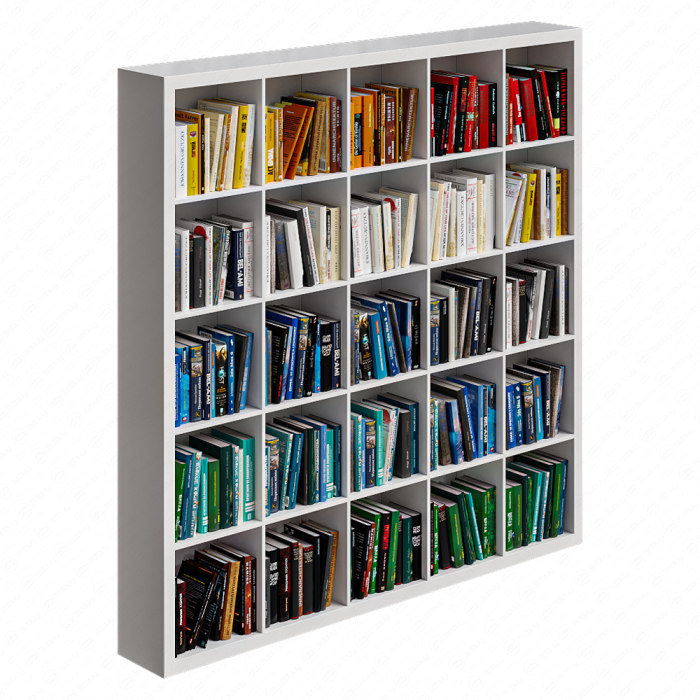Стеллаж от IKEA с книгами