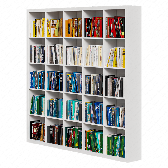 Стеллаж от IKEA с книгами