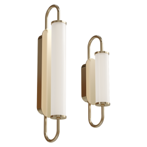 Golden Odeon wall sconces