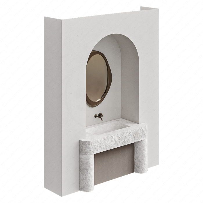 Умывальник из натурального камня