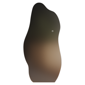 Настенное зеркало неправильной формы