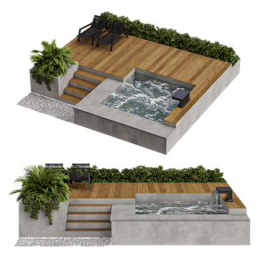 Бассейн и ландшафт №2