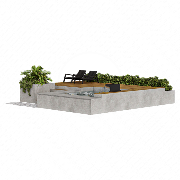 Бассейн и ландшафт №2