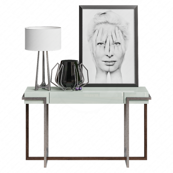 Стол консольный Iron Eye от Baker Furniture с декором