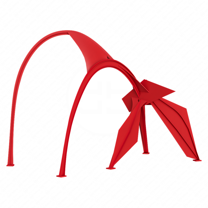 Скульптура Фламинго в г. Чикаго от Alexander Calder