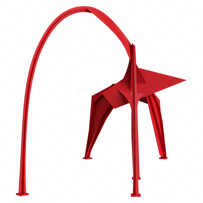 Скульптура Фламинго в г. Чикаго от Alexander Calder