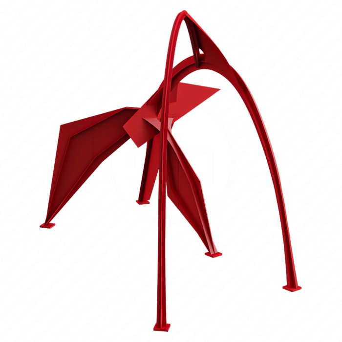 Скульптура Фламинго в г. Чикаго от Alexander Calder