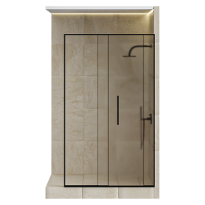 Душевая кабина с перегородкой