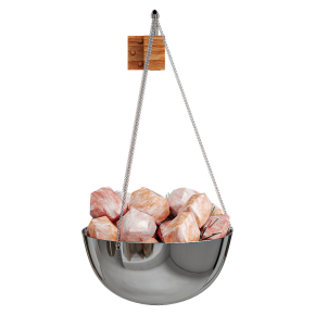 Aroma bowl for the bath with Himalayan salt