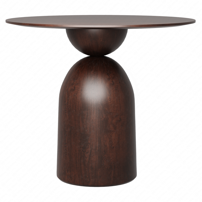Walnut Круглый обеденный стол