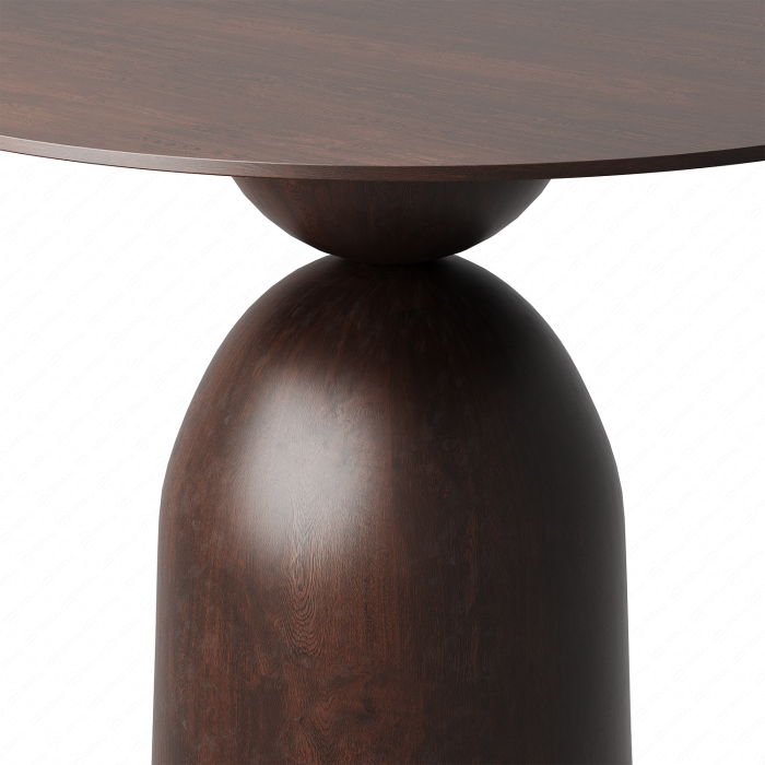 Walnut Круглый обеденный стол