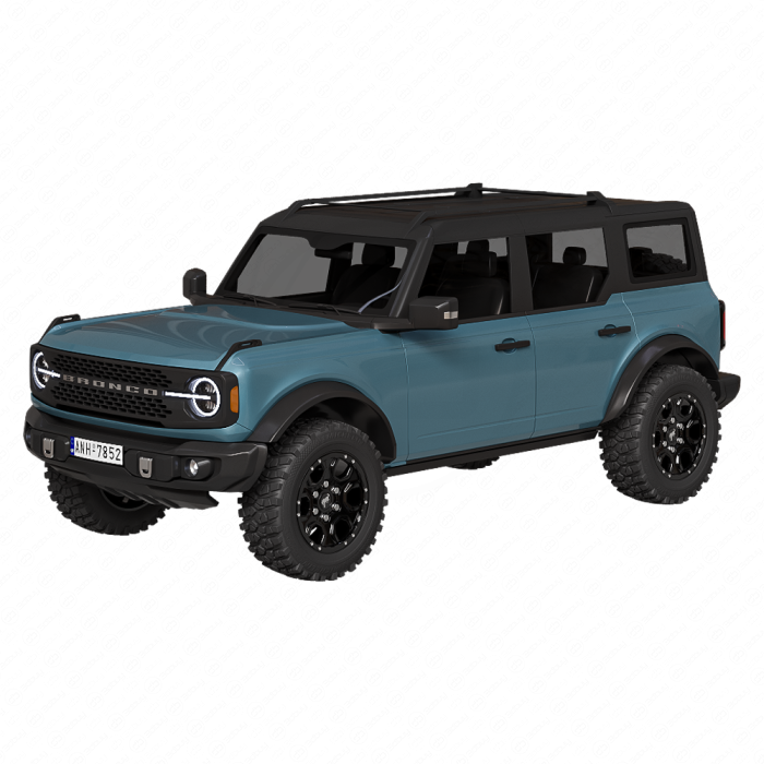 Автомобиль Ford Bronco 2021 синий