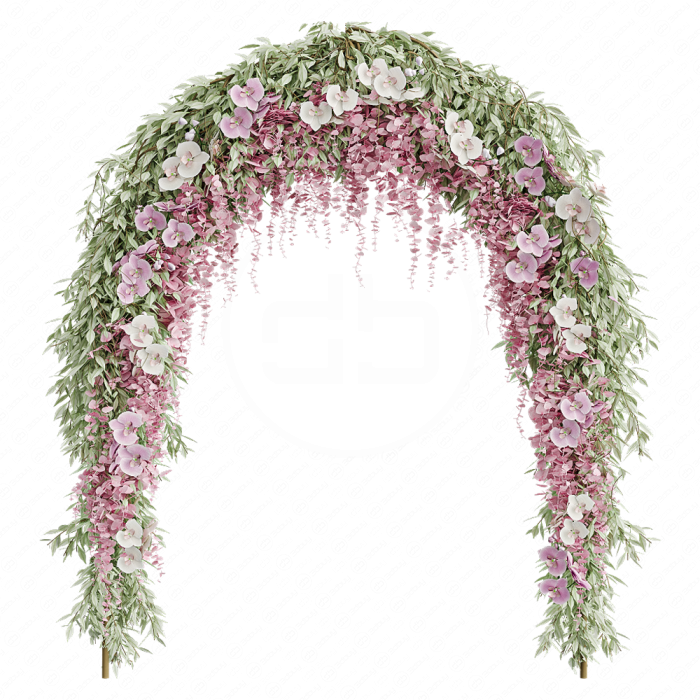 Свадебная арка из цветов