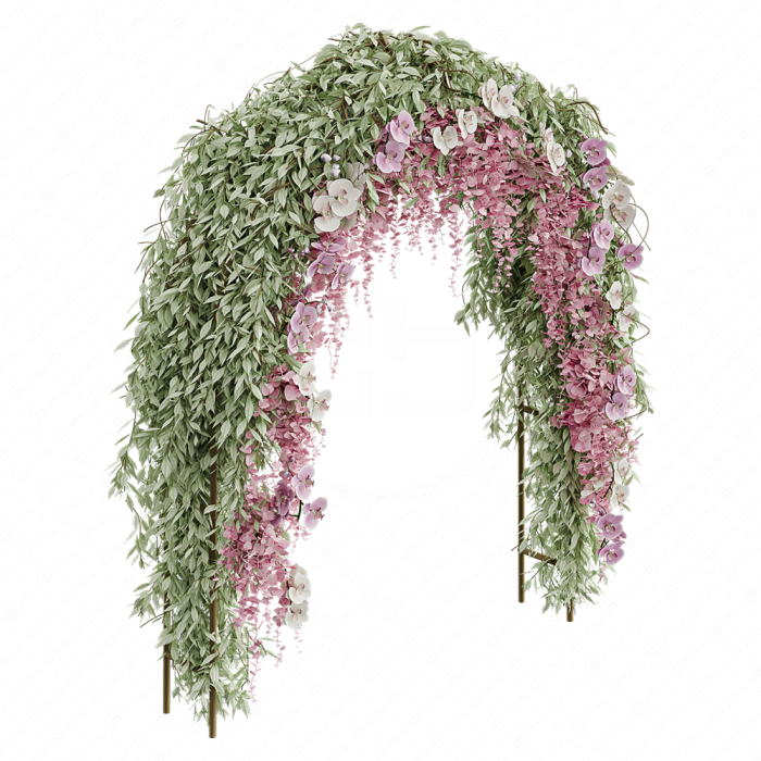 Свадебная арка из цветов