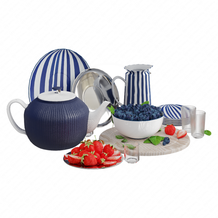 Декор для кухни с ягодами