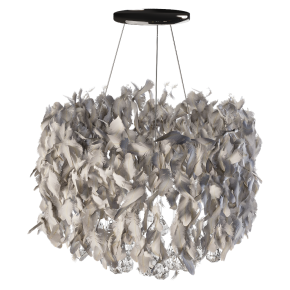 ring-shaped glass chandelier