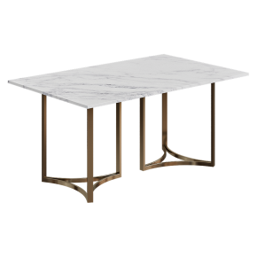 Capri marble dining table