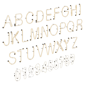 Неоновые буквы №3