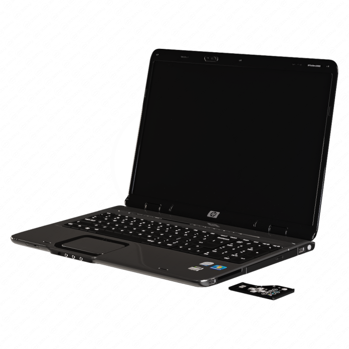 Ноутбук HP серый с черным