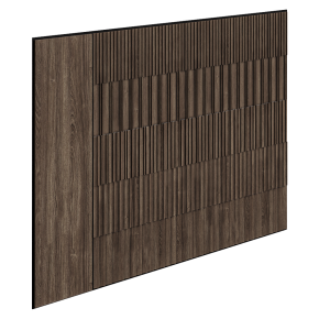 Decorative 3D wooden panel