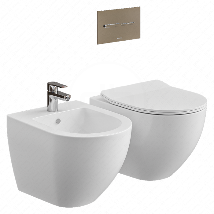 Унитаз и биде Metropol от Ceramica Nova