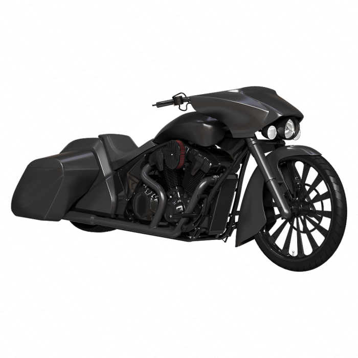 Байк Slammer Bagger Honda черный