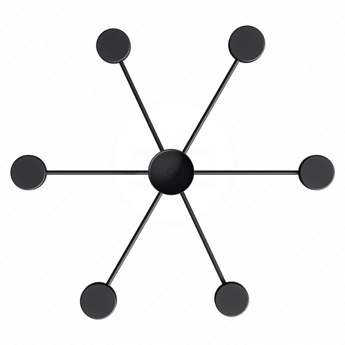 Nowodvorski Plafond ORBIT VI black