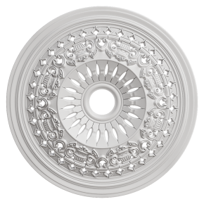 Gypsum rosette from Sabur No. 3