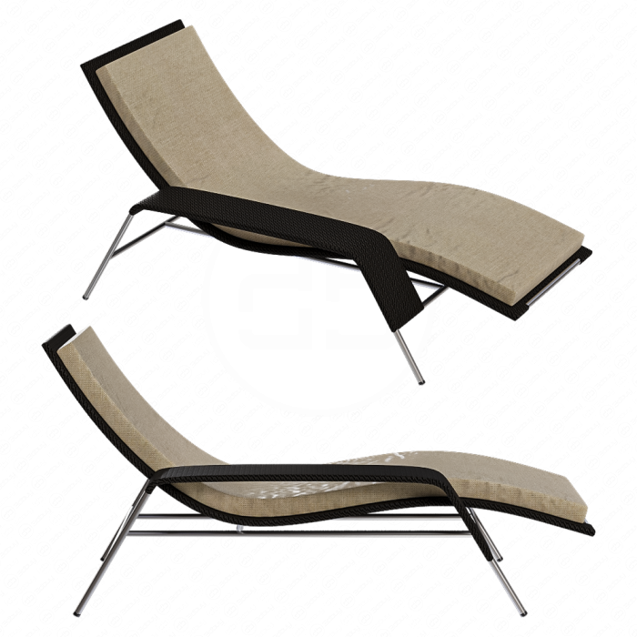 Шезлонг Point Siesta из ротанга