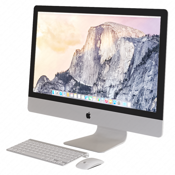 Белый монитор Apple