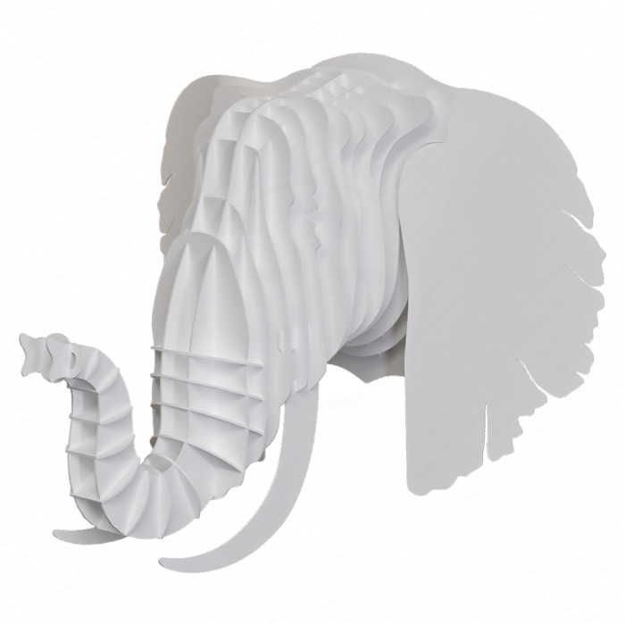 Декоративный элемент - голова слона