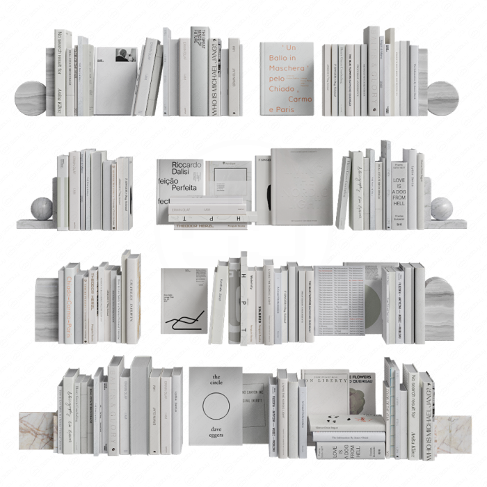 Набор книг с книгодержателями