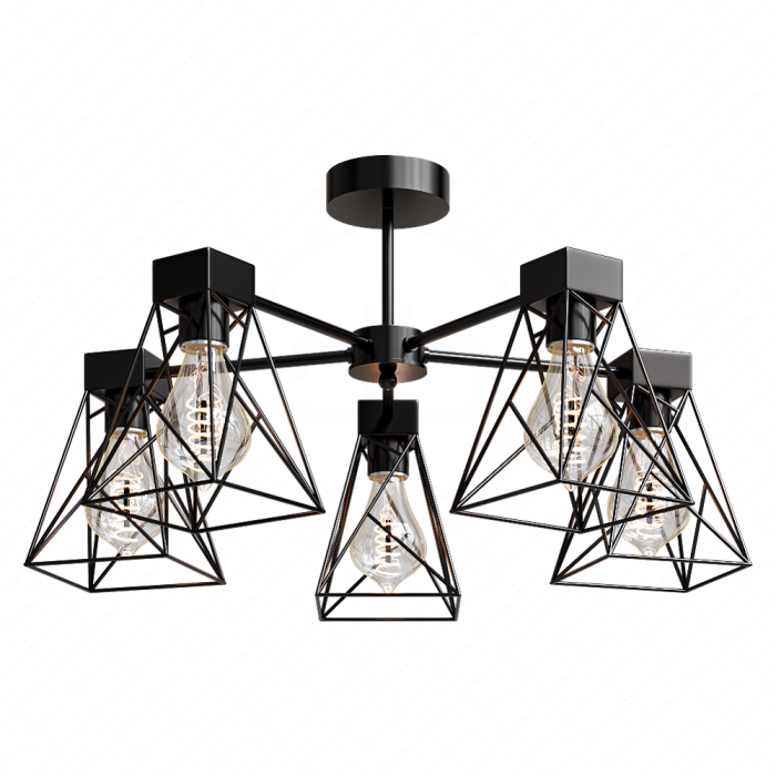 Люстра в стиле лофт Eurosvet 70107/5